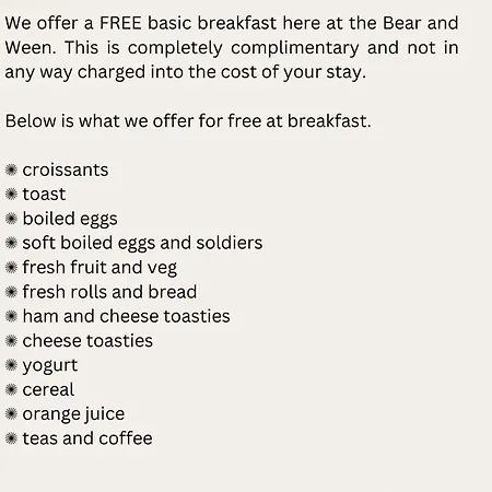 The Bear And Ween Отель *